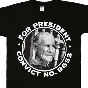 T-shirt Eugene Debs - Syndicat, socialiste, défenseurs des droits civiques, politique vintage