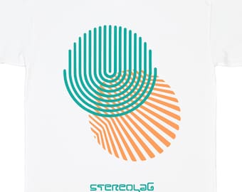 Stereolab T-shirt, dots and loops