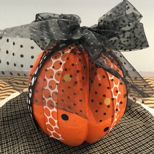 Hand Painted Forever Lasting Designer Pumpkin