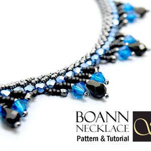Beaded Necklace Pattern Boann Double Spiral Tutorial