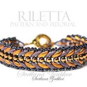 Beaded Bracelet Pattern Crescent Beads Riletta Tutorial