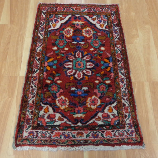 Alfombra persa alfombra roja pequeña lana alfombra Oriental 2' 4 x 3' 5 Hamedan alfombras hogar de alfombra de piso de alfombra tradicional decoración 2 x 3 alfombra