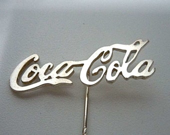 Grote 925 Sterling Silver Coca Cola Revers Pin (Werknemer / Jubileum) Zeldzaamheid