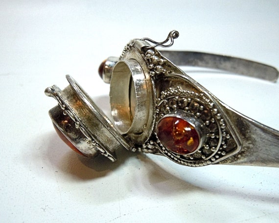 925 Silver magnificent poison bangle from the tim… - image 3