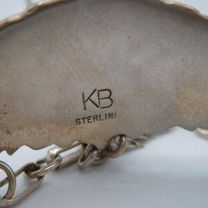 Sterling Zilveren Slave Armband met Kingsman Turquoise afbeelding 5
