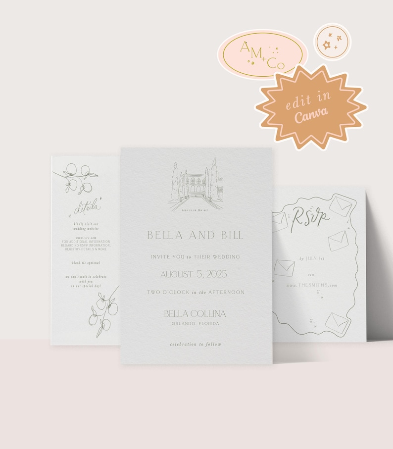 Hand-drawn Digital Party Invitation Template | Tomato Illustration ...