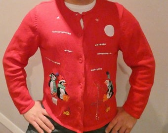 Vintage feo suéter de Navidad