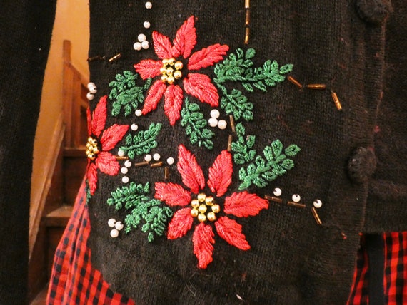 Vintage ugly Christmas holiday sweater - image 2