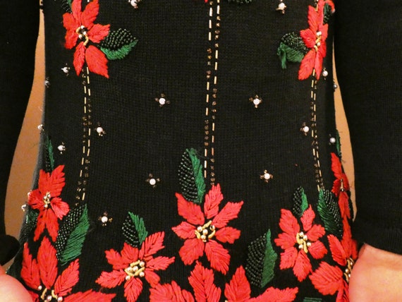 Vintage ugly Christmas holiday sweater - image 3