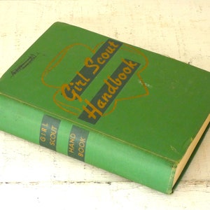 Vintage 1952 Girl Scout Handbook- Intermediate Program