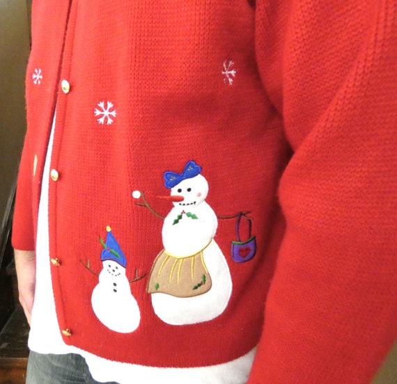 Vintage ugly Christmas holiday sweater - image 3