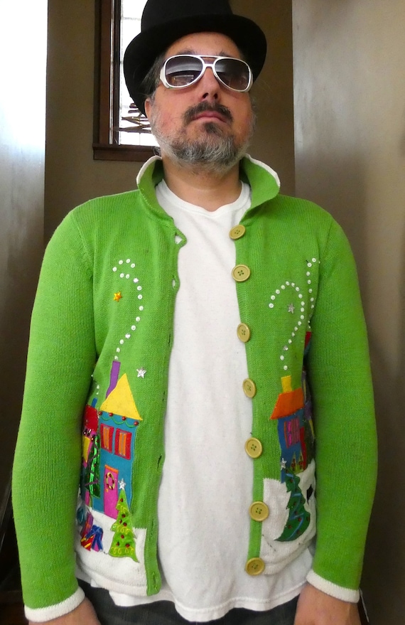 Vintage christmas holiday sweater Gem