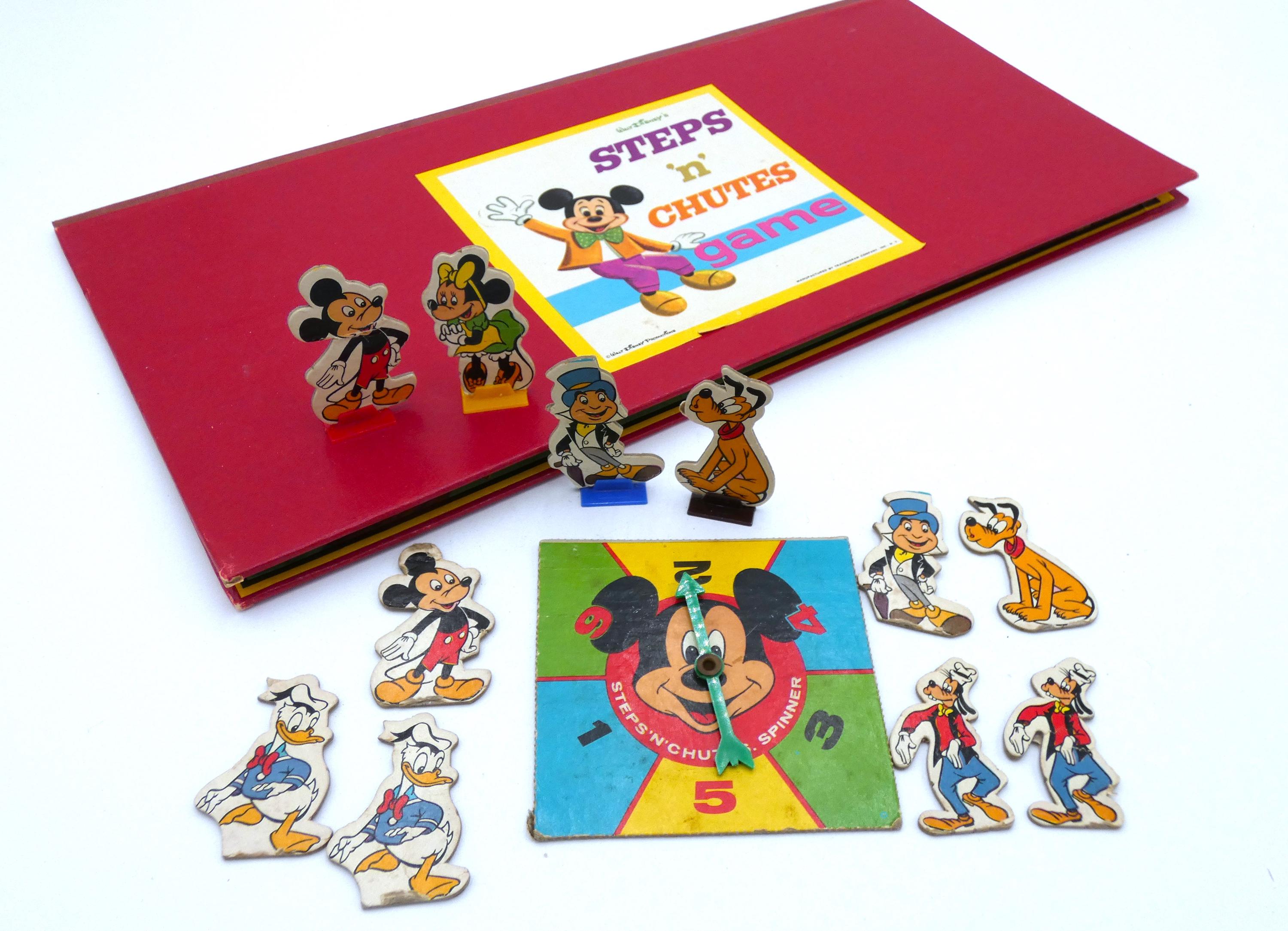 Walt Disney Steps 'n' Chutes Vintage Board Game - Etsy