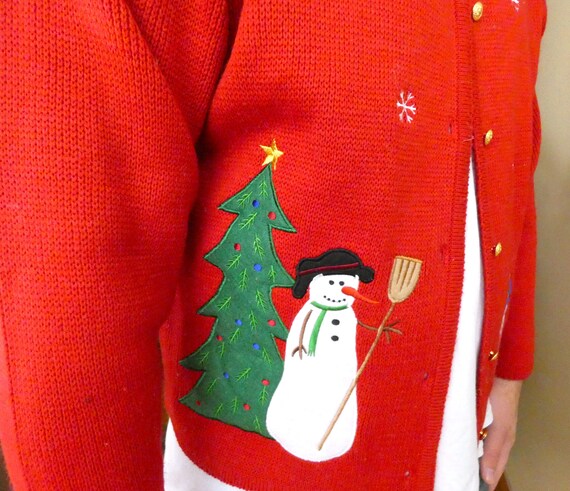 Vintage ugly Christmas holiday sweater - image 2