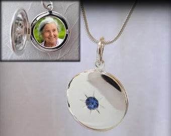 Small locket with 1 photo