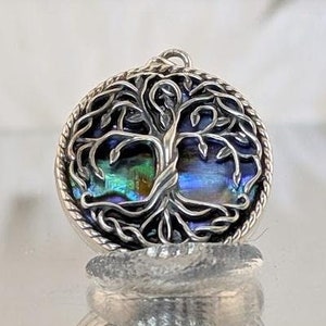 Tree of Life Locket in Sterling Silver with photos and pictures placed for you