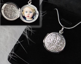 Small Locket with Photos / Mandala Locket