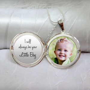 Locket gift for mom - I will always be your Little Boy