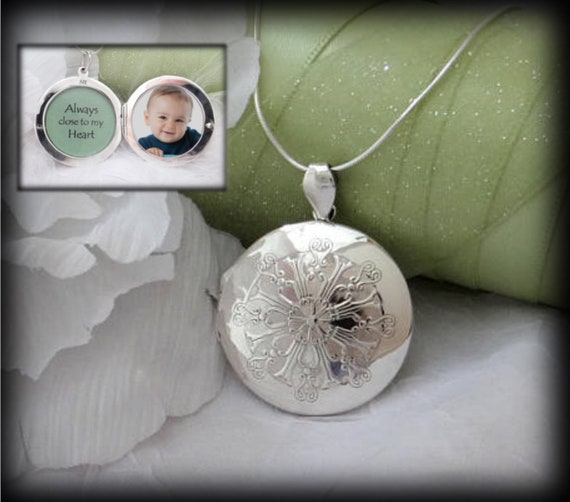 Silver 2024 locket etsy