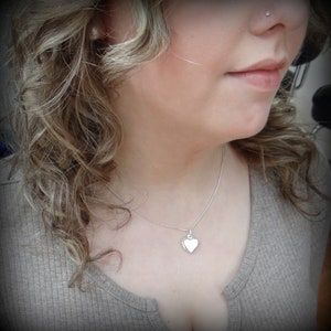 Small Heart Locket in Sterling Silver