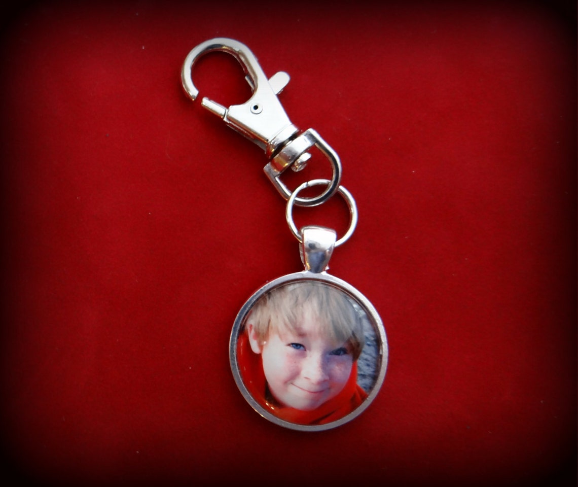 Custom Photo Keychain Etsy