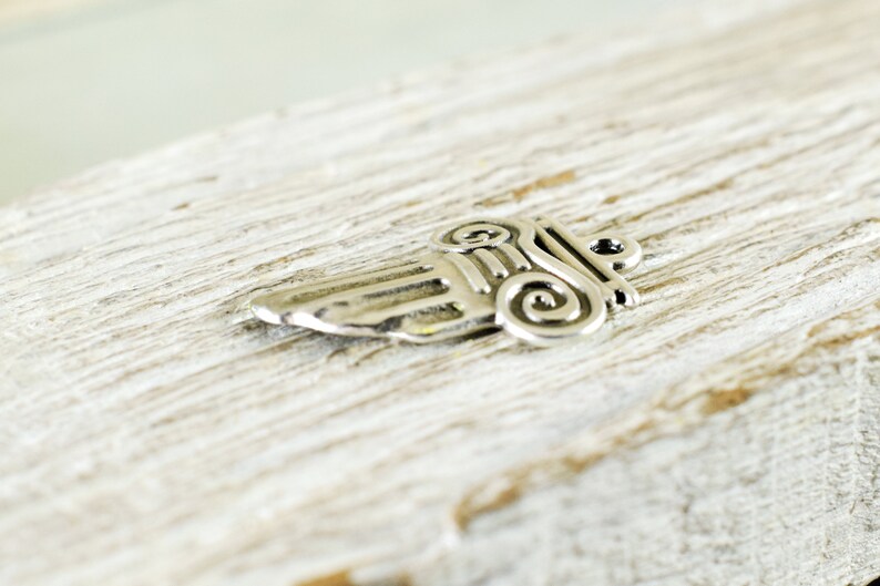 Column Charm, Greek Column Pendant, Ancient Greece charm, 25x17mm Ionic rhythm Column, 1 piece image 3