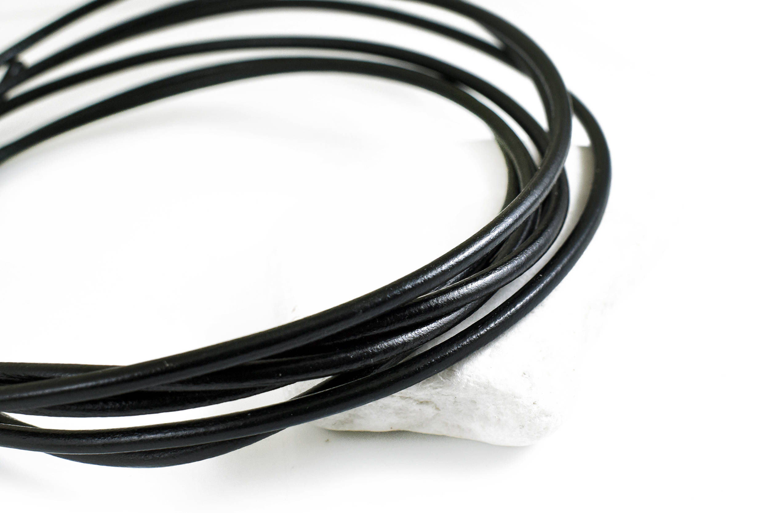 Leather Cord Creativa (4mm) 25 m Brown
