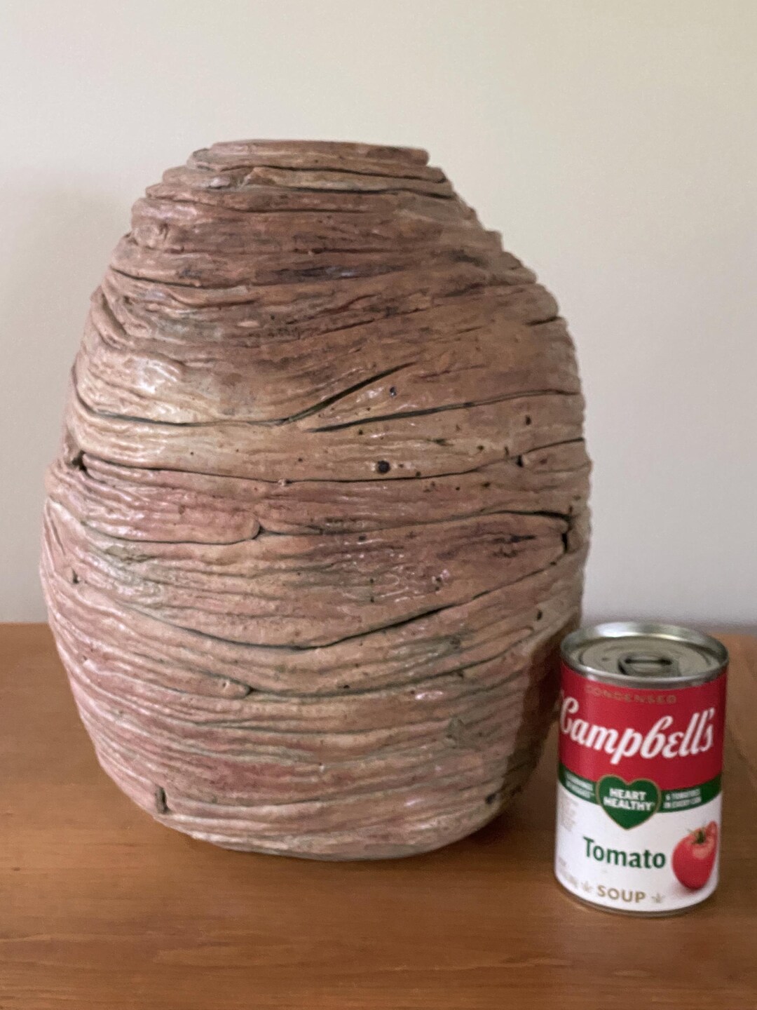 Vintage Brutalist Studio Pottery Vase Signed Hunt - Etsy