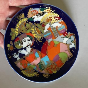 Bjorn Wiinblad Rosenthal Studio Line Night Music Decorative Plate