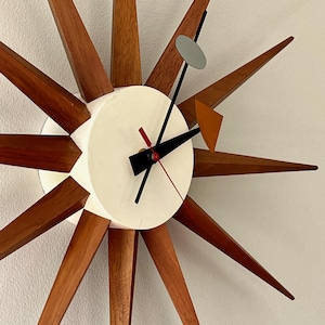 1950s Wood Clock - Etsy