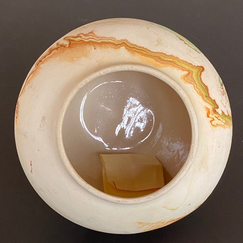 Large Nemadji Swirl Earth Pottery Vase image 2