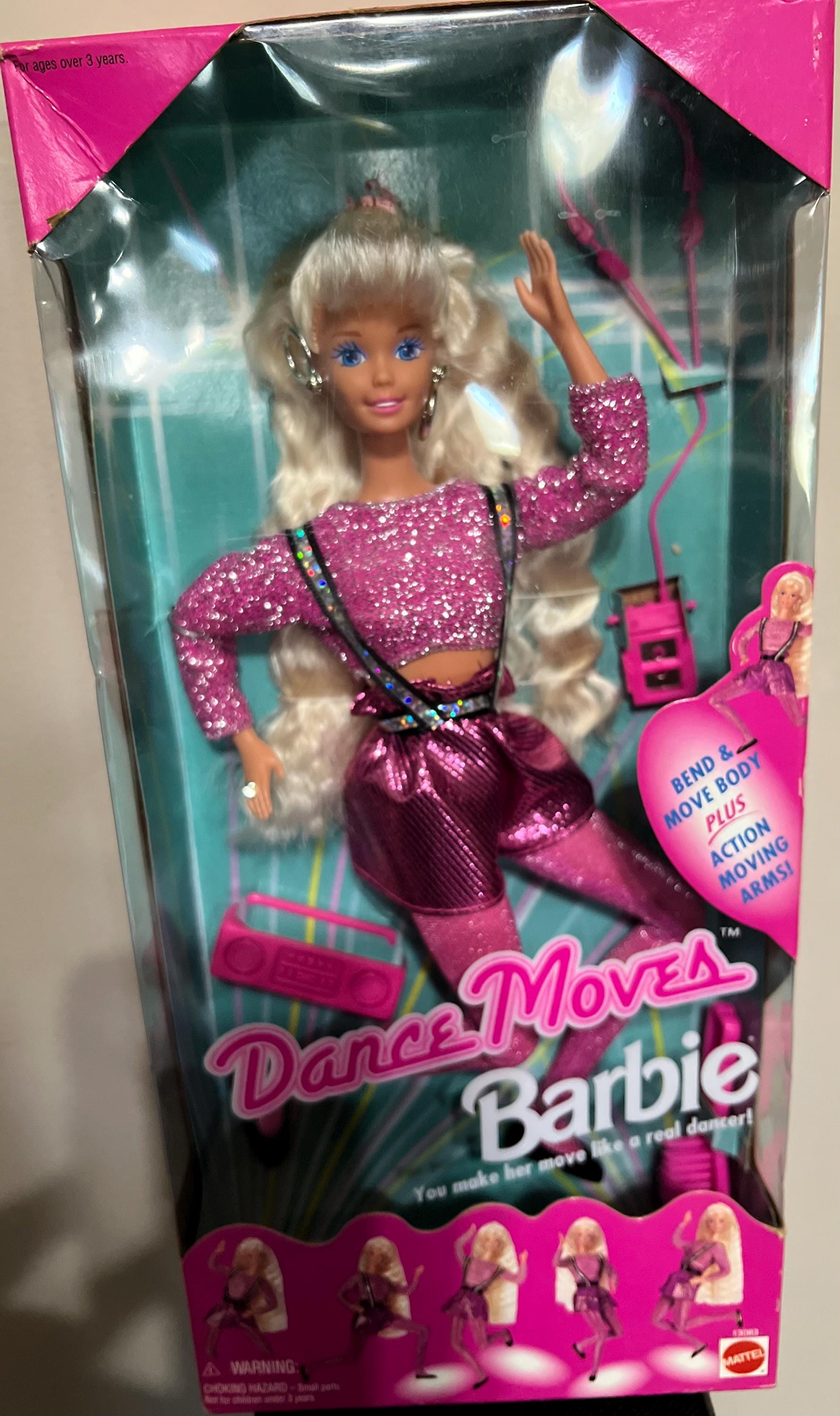Rare 1994 Mattel Dance Moves Barbie - Etsy