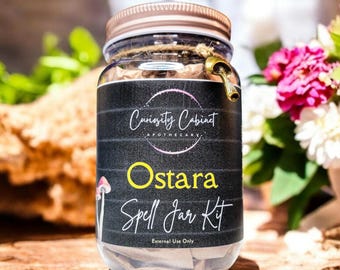 Ostara Spell Jar Kit | Spring Equinox | DIY Witchcraft | Pagan Rituals Altar Tools and Supplies