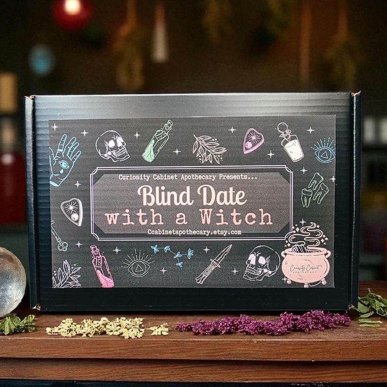 Large Witchcraft Mystery Box Gift Set - Surprise Witchcraft DIY Occult - Blind Date with a Witch - Feminine Witchy Gifts - Boo Basket image 1