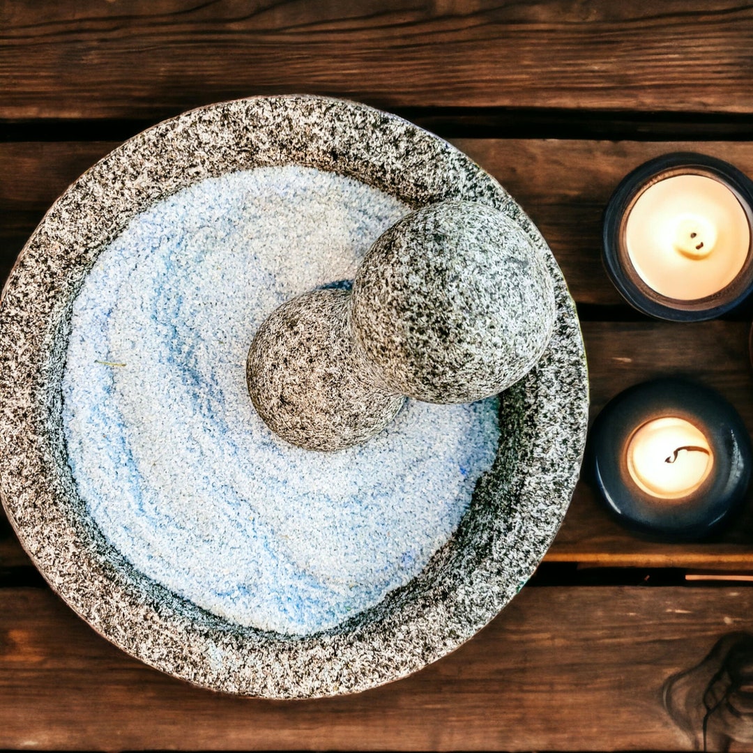 Blue Witches Salt: Calming Ritual Tool With Lavender & Sage - Etsy