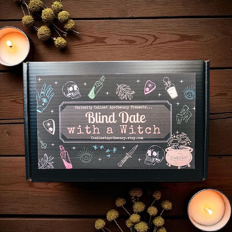 Large Witchcraft Mystery Box Gift Set - Surprise Witchcraft DIY Occult - Blind Date with a Witch - Feminine Witchy Gifts - Boo Basket image 11