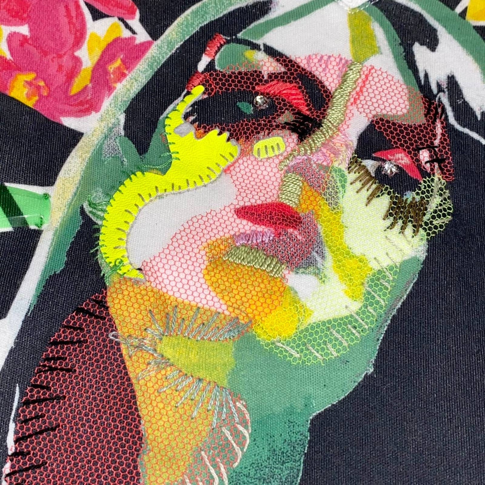VTG Christian Dior John Galliano 2005 Y2K Dolls Graphic