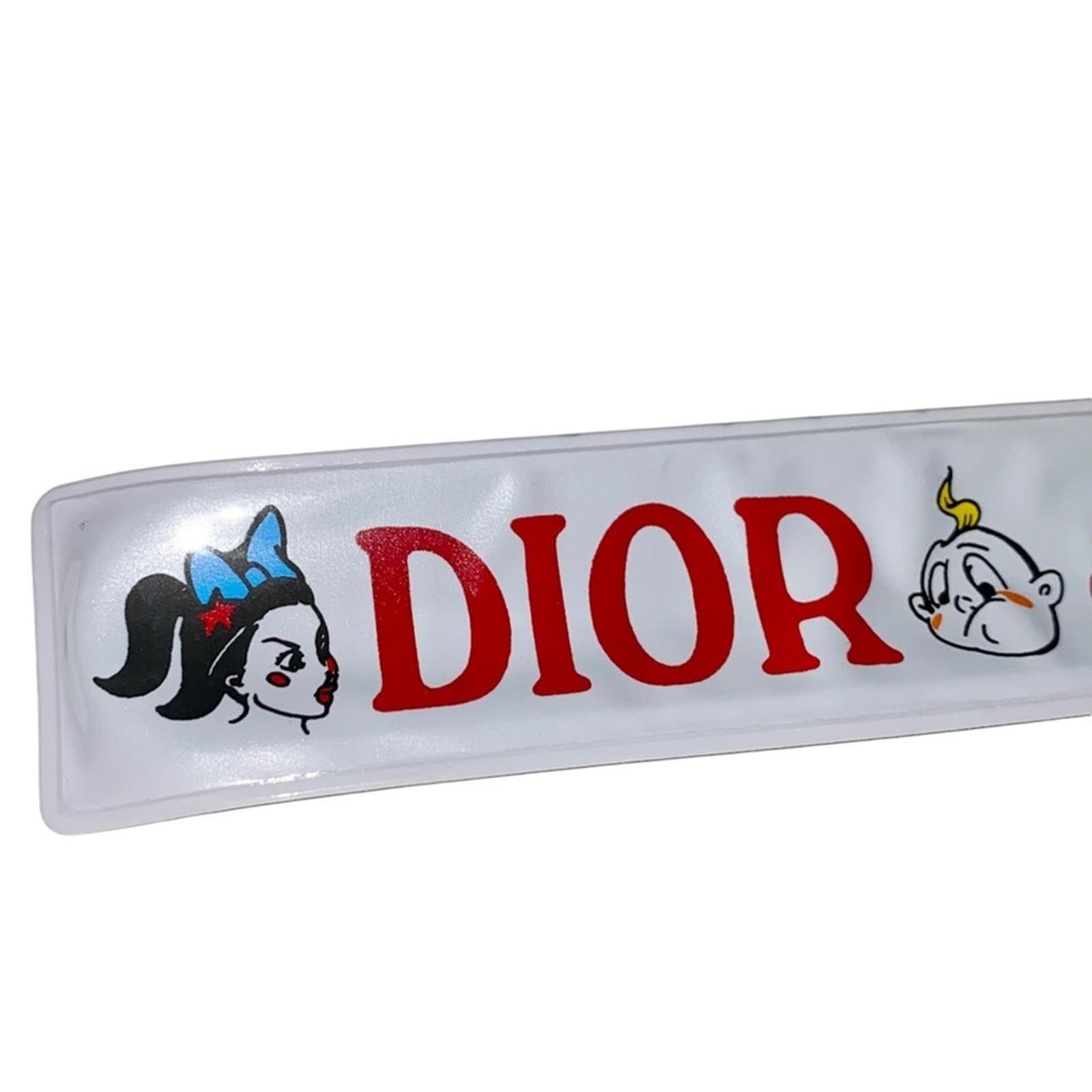 2ロール❣️ディオールリボン100m Dioramour Dway Slide White Multicolor Cotton with Amour 1947