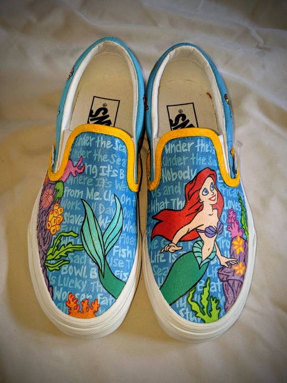 little mermaid shoes vans