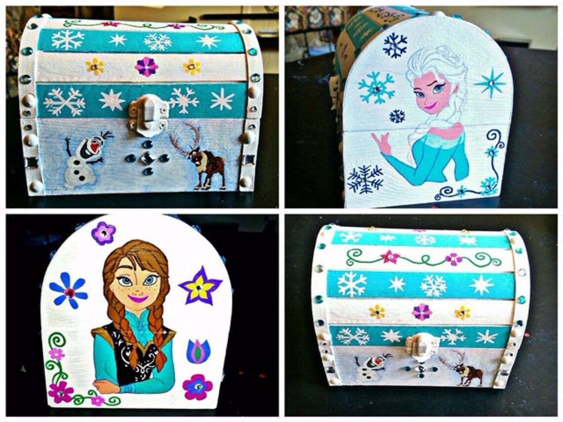 Frozen Treasure Chest Etsy