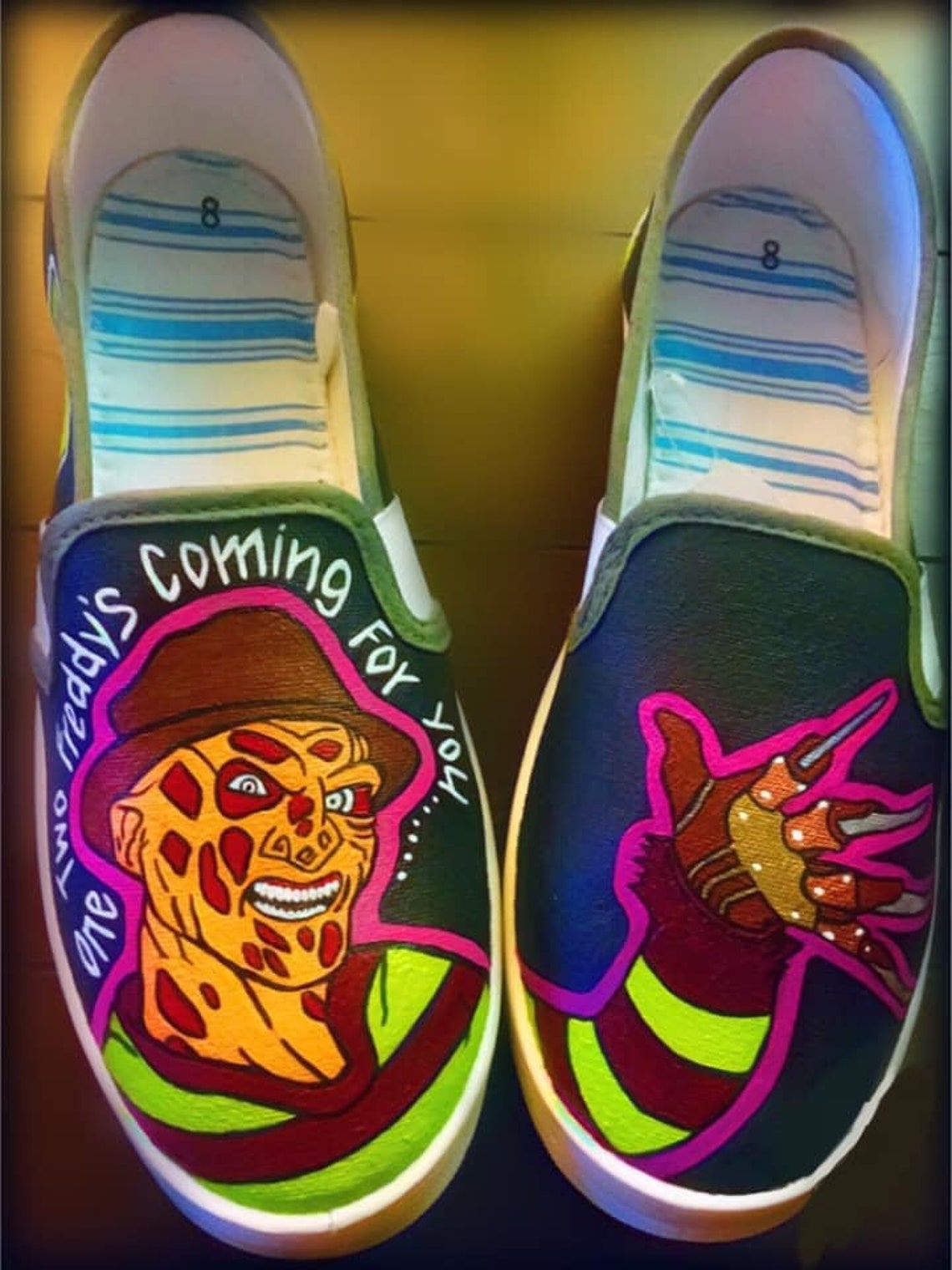 custom freddy krueger shoes