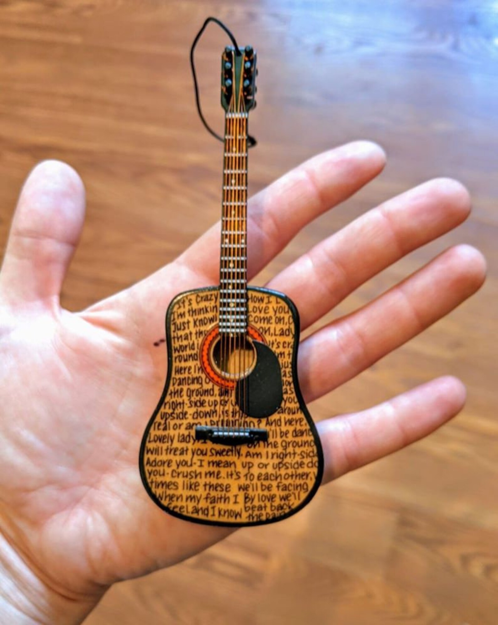 Personalized Guitar Ornament Etsy