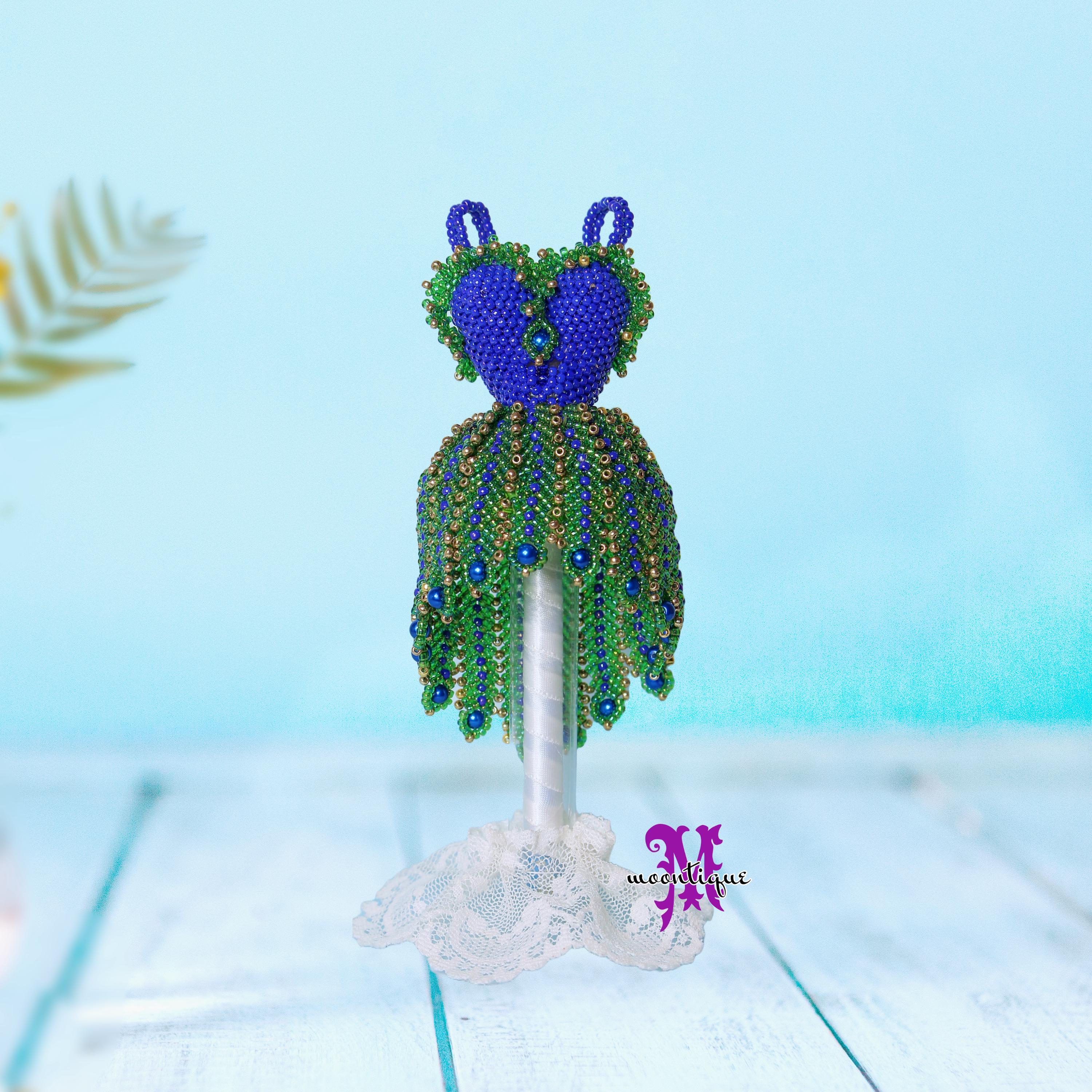 Peacock Green Dress - Etsy