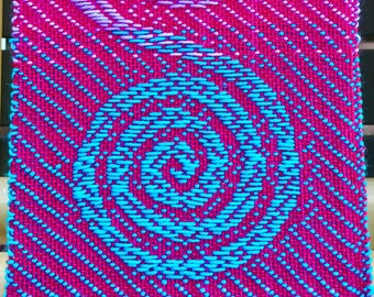 CHART Goddess Pattern Chart #4 Spirals Instant Digital Download weaving draft freeform free-form overshot