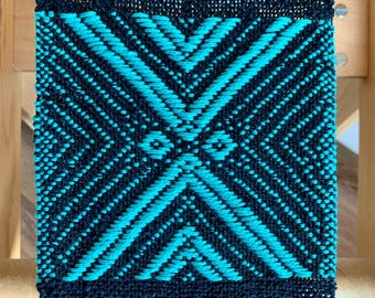 Mud Cloth Inspired Freeform Overshot Scarf Motifs weaving pattern ebook overshot weaving rigid heddle loom weaving African Mali