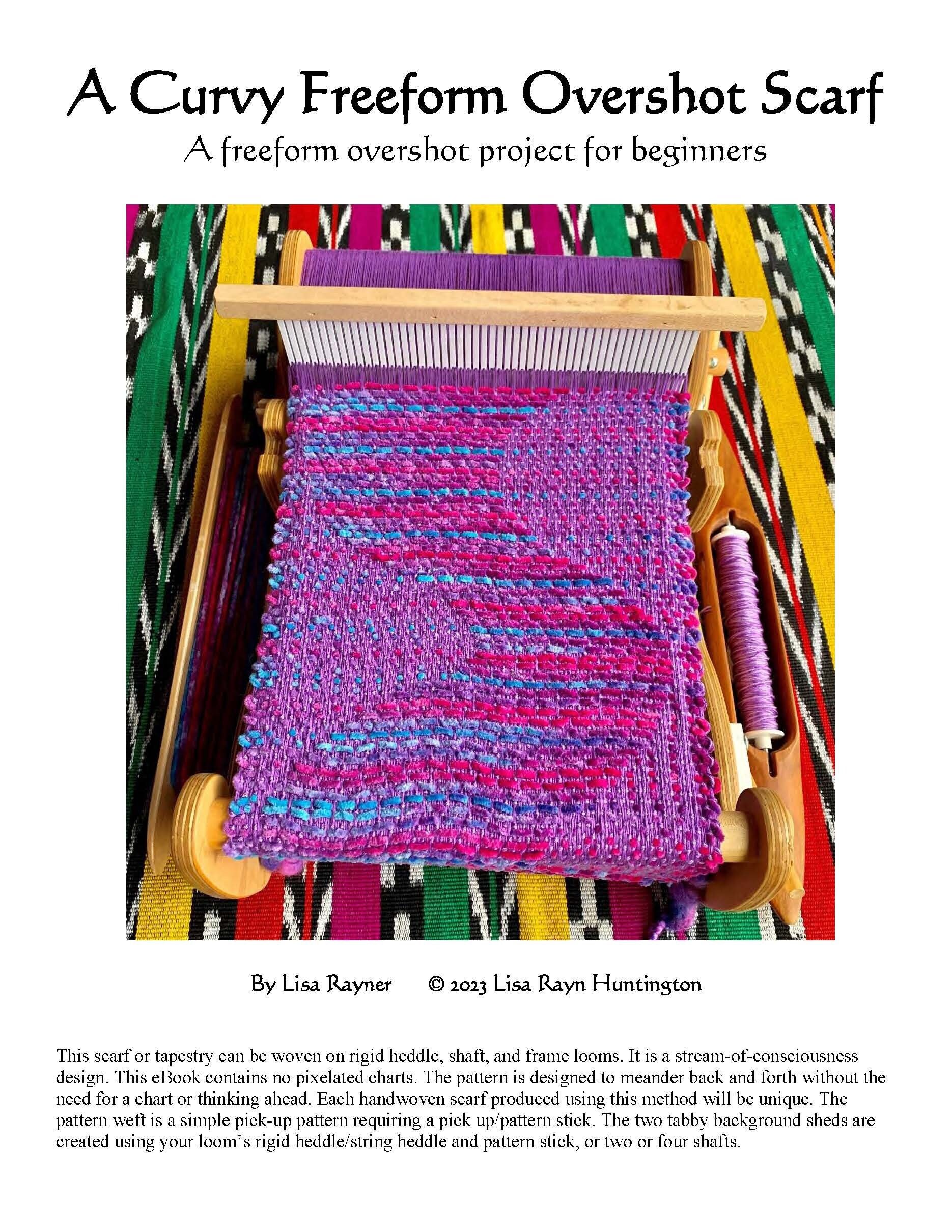 overshot on rigid heddle loom free sample