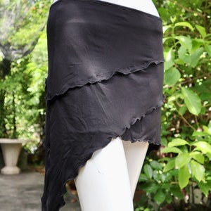 Tribal Black skirts, Boho,Spring clothing,Pixie skirts,Punk ,Rock,Gothic,sexy skirt, festival clothing
