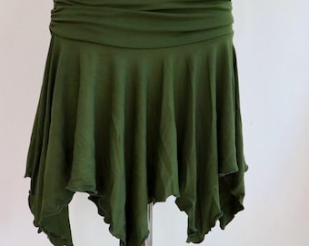 Tie Dye Fairy Mint Color Skirt  Bohemian Skirt Festival Skirt,Mini Colorful Tie Dye Skirt , Hippie Skirt, Summer Skirt, Festival Fashion,