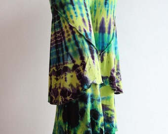 Tie Dye Bellbottom Pants – Rayon Blend, One Size Fits All