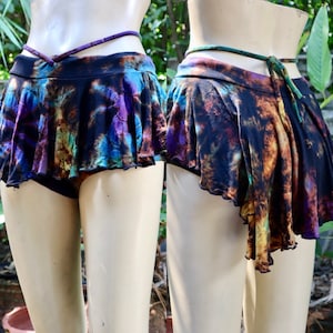 Mini skirts Tiedye With Inner